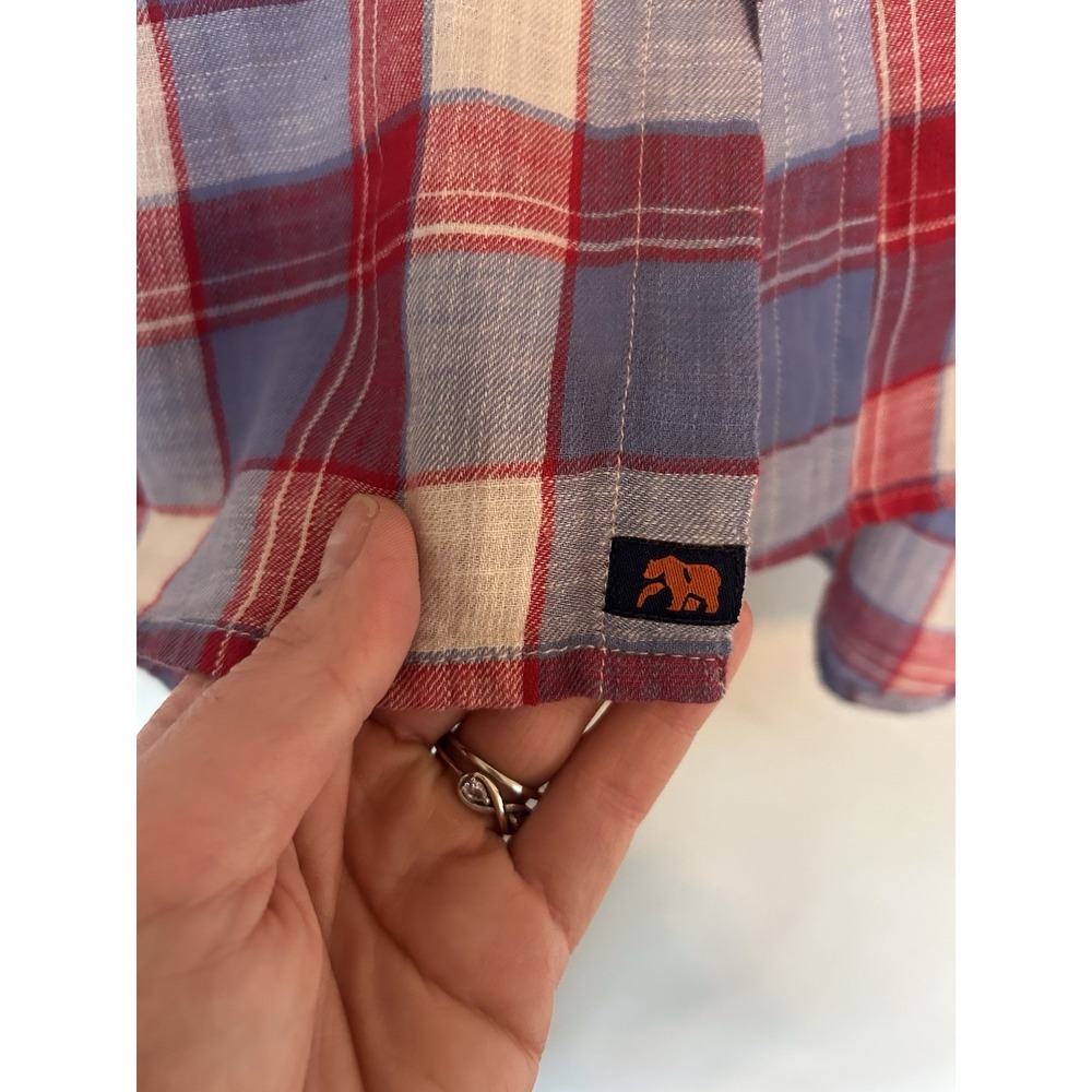 The Normal Brand Skipper Button Down XXL NWT Plaid Americana Preppy - Picture 9 of 11